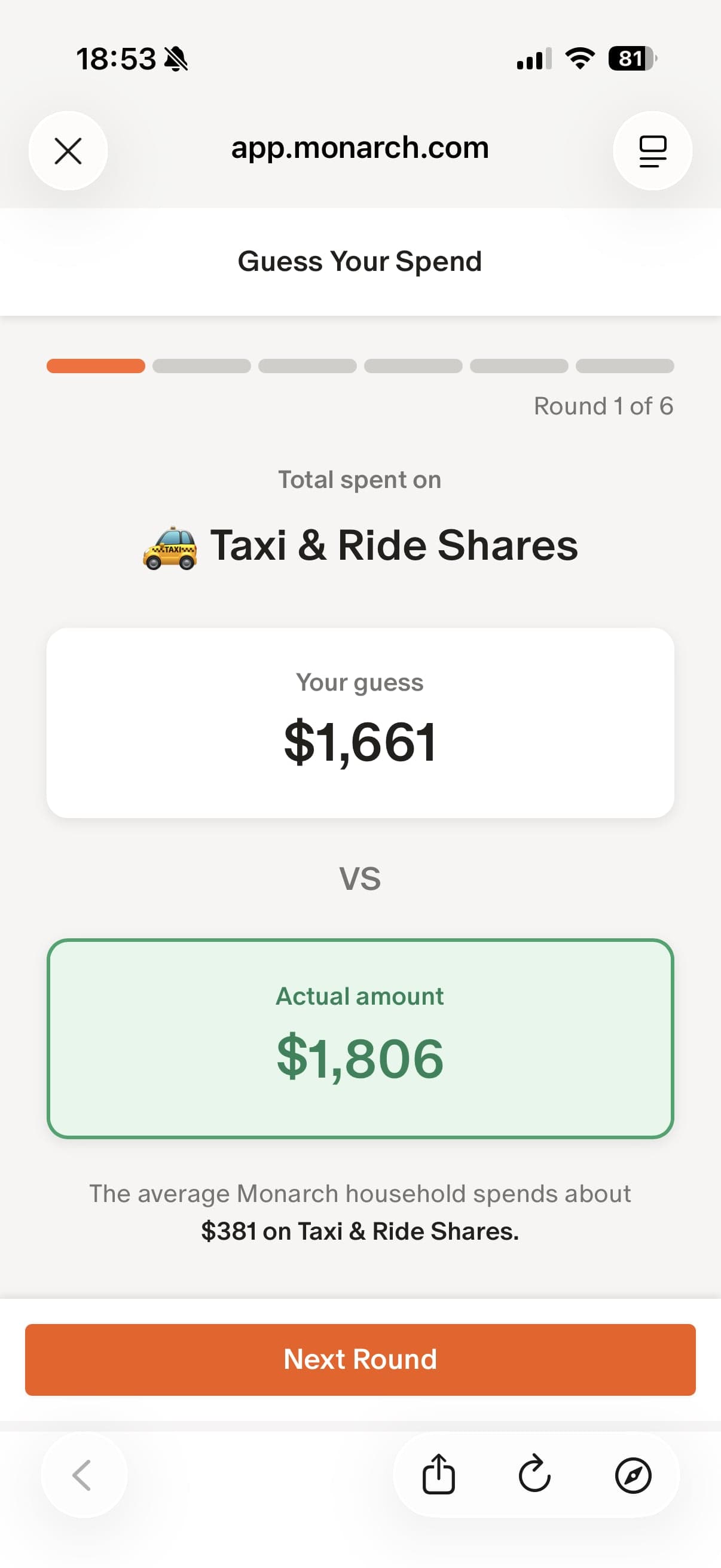 Monarch Money Guess your Spending