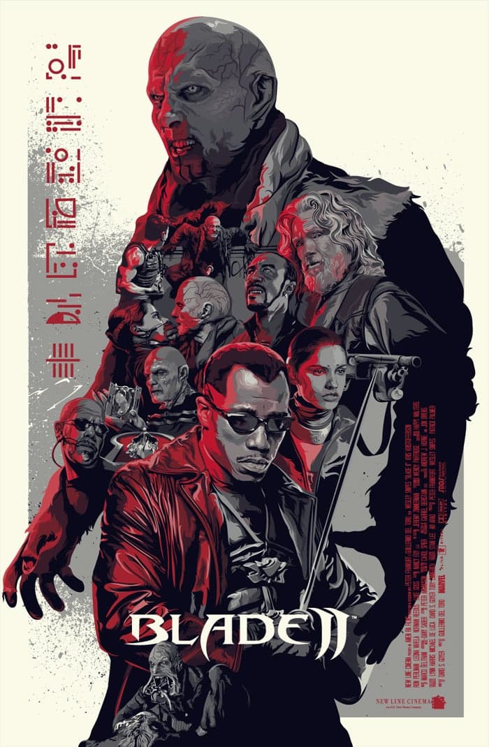 blade ii alternative poster, source:  alternativemovieposters.com