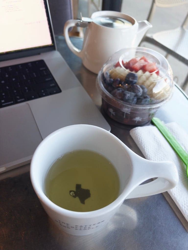 the pattern of coffee and people