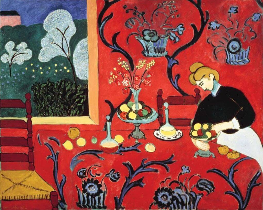 The Dessert: Harmony in Red, 1908, Henri Matisse