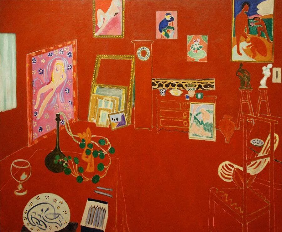 L'Atelier Rouge , 1911, Henri Matisse