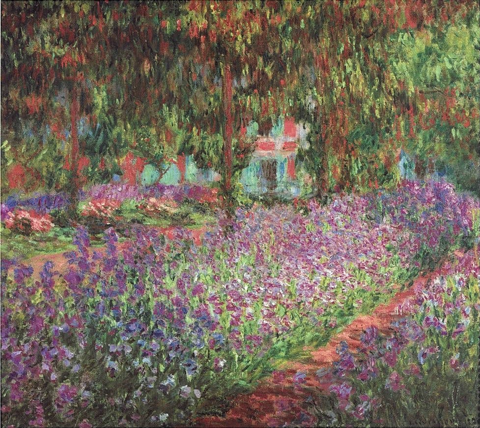 The Artist's Garden at Giverny, 1900 by Claude Monet