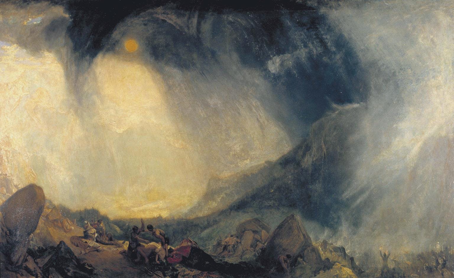 Snow Storm: Hannibal and his Army Crossing the Alps, J. M. W. Turner, 1812