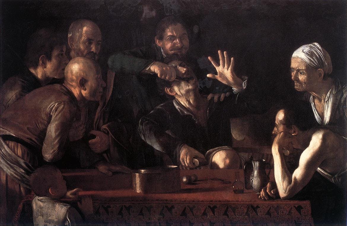 Tooth Puller, 1609 - Caravaggio