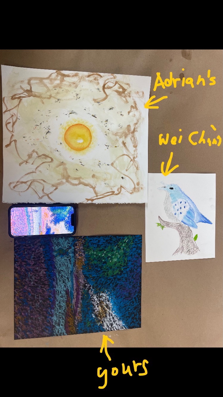 art therapy with the boys