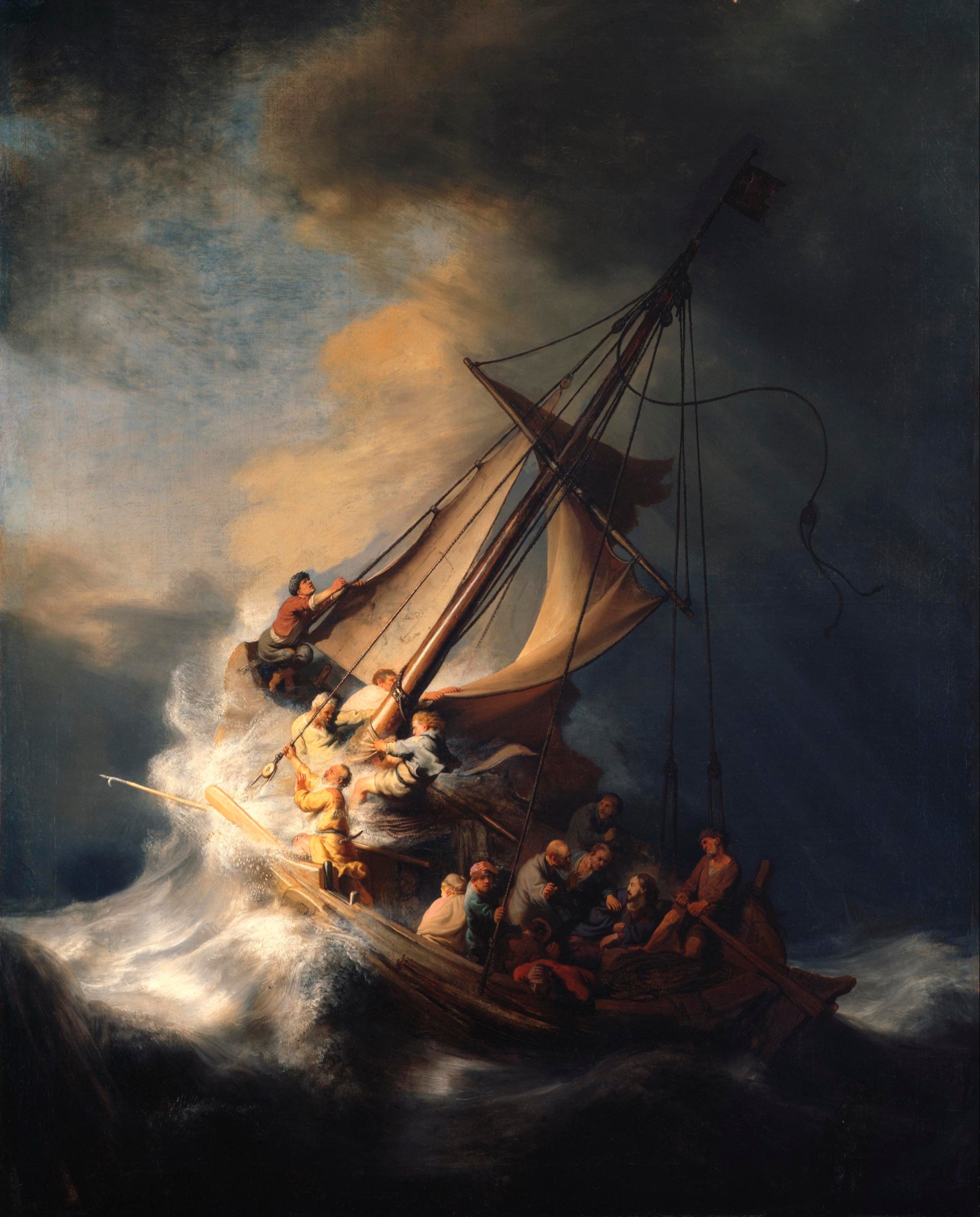 The Storm on the Sea of Galilee, 1633 - Rembrandt