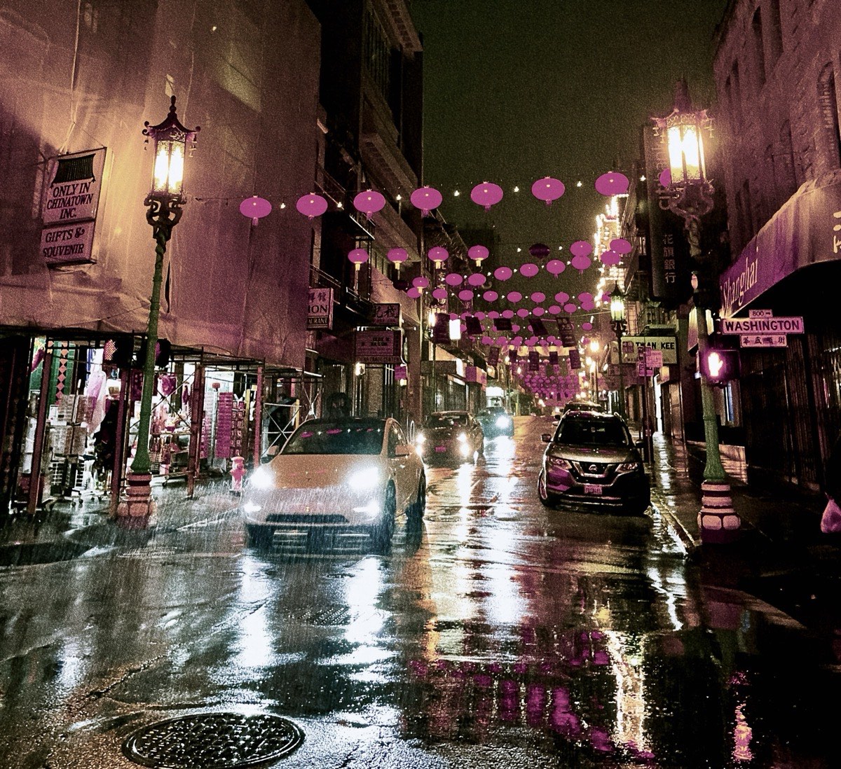 washington st, 7:06 p.m. taken with stops on iphone 13 mini