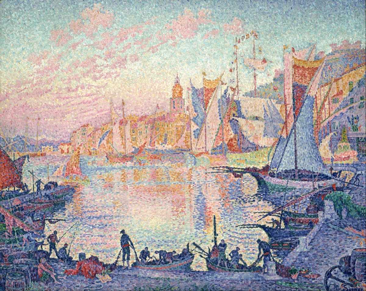 The Port of Saint-Tropez, Paul Signac, 1901 - 1902